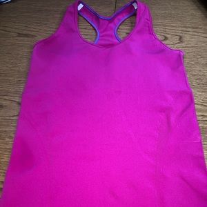 Ivivva racerback tank top pink size 14